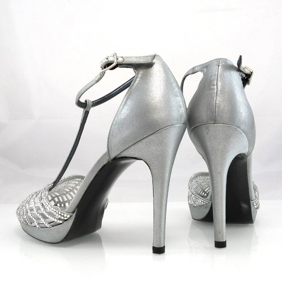 NIB$965 Stuart Weitzman Bridal Collection WeaveMe Swarovski Crystals Sandals 8 - Picture 7 of 16